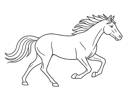 desenhos de cavalos para colorir e imprimir para imprimir e colorir - imagem 12